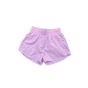 Under Armour woman’s XS purple loose fitting flex woven crinkle shorts